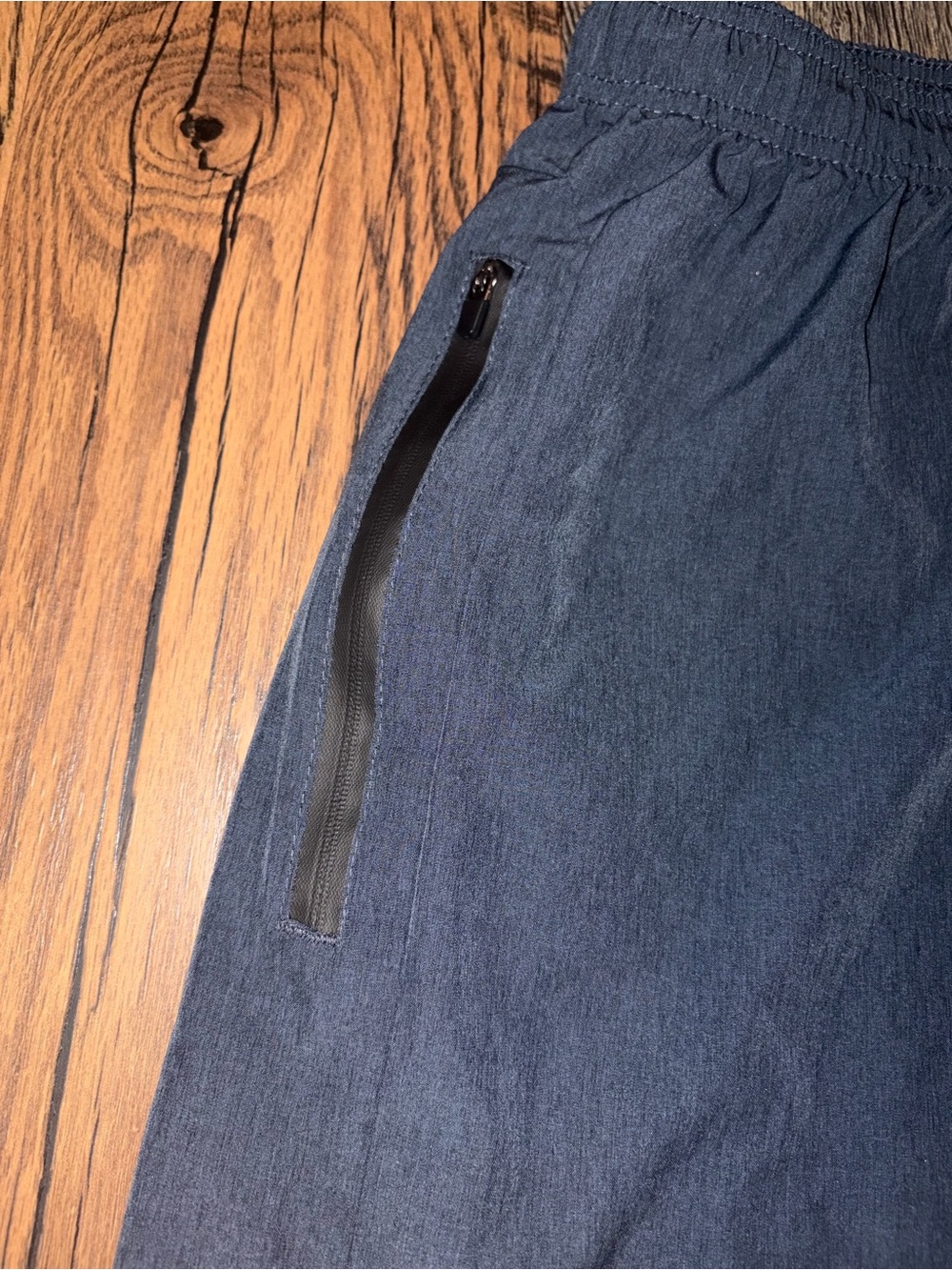Men's Athletic Shorts in Charcoal Gray - Performance Training Shorts - Picture 3 of 5